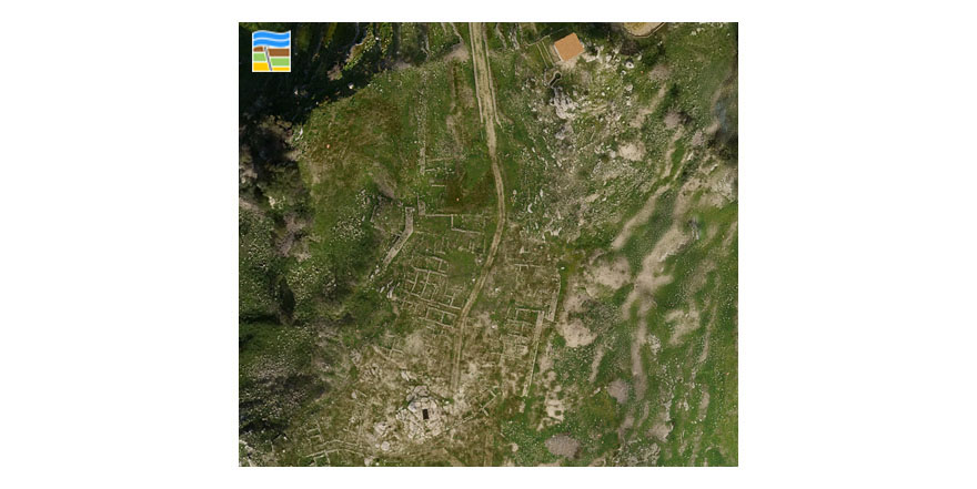 Drone systems to reconstruct the Digital Terrain Model of the archaeological park of monte Saraceno