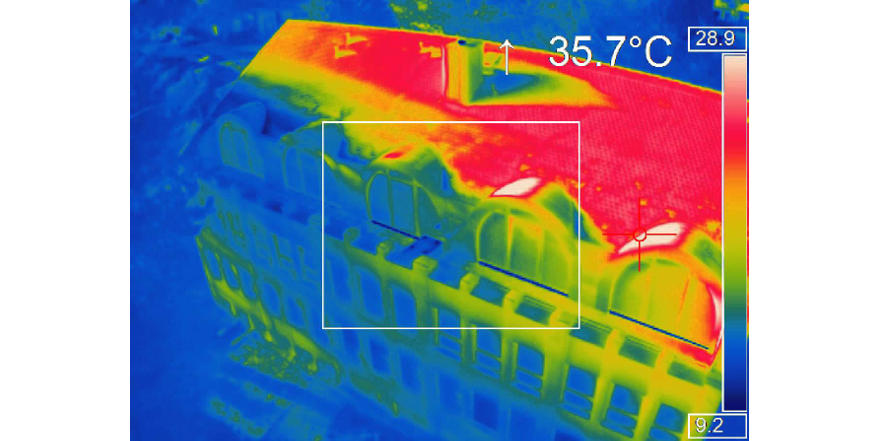 High-resolution georeferenced thermal images